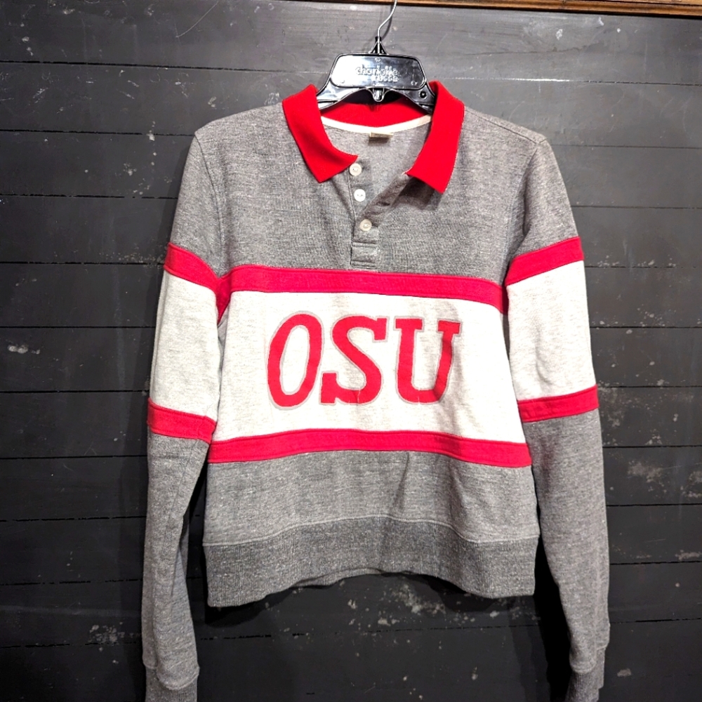 OSU Women's Polo Sweatshirt (L)